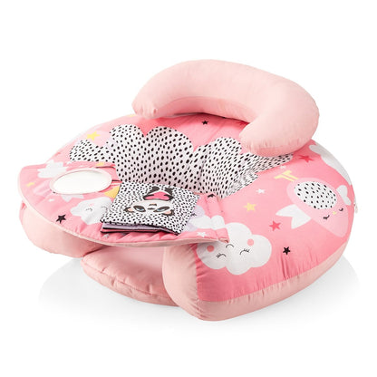 Wellgro Dreamy Cat Sırt Destekli Bebek Oturma Minderi – Oyun Panelli