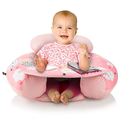 Wellgro Dreamy Cat Sırt Destekli Bebek Oturma Minderi – Oyun Panelli