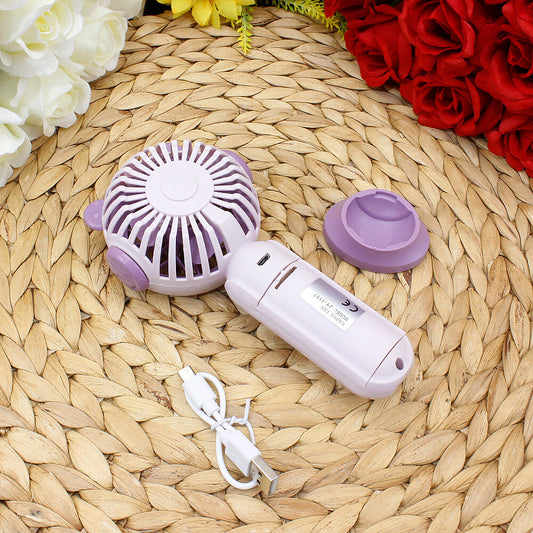 Asorti USB Şarjlı Ayıcık Figürlü El Fanı