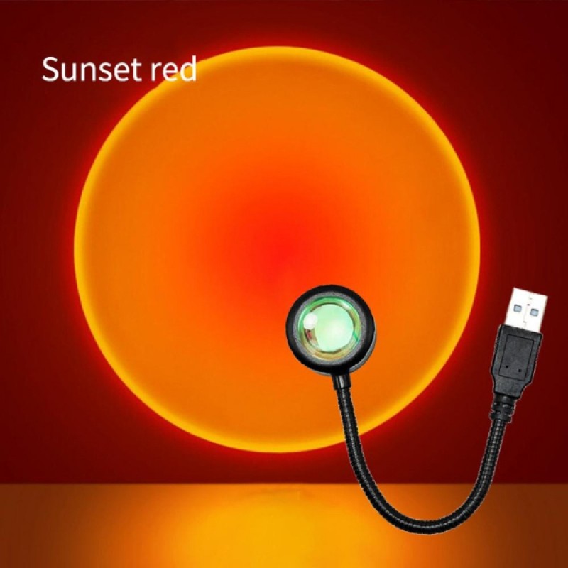 USB Sunset Lamba – Gün Batımı Ambiyans Işığı