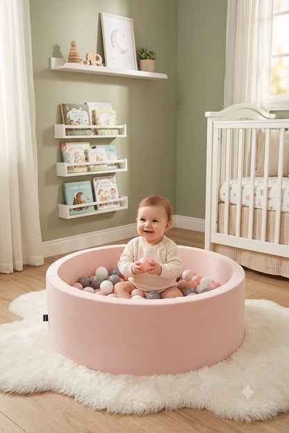 Wellgro Bubble Pops Top Havuzu – Pembe/Gri/Beyaz | 150 Toplu